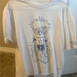 Vetements White Graphic T-Shirt